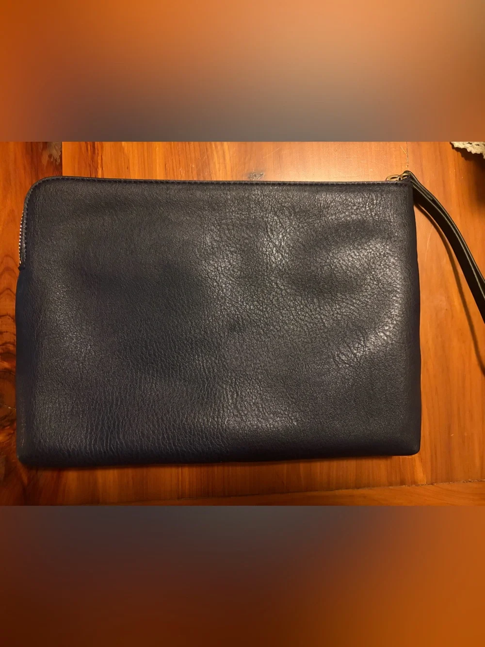 LC Lauren Conrad Navy Scalloped Wristlet Clutch - Women's Bag - Picture 2 of 4